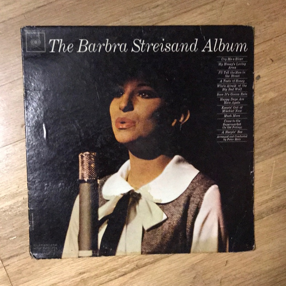 Barbra Streisand the Barbra Streisand album vinyl record 1963